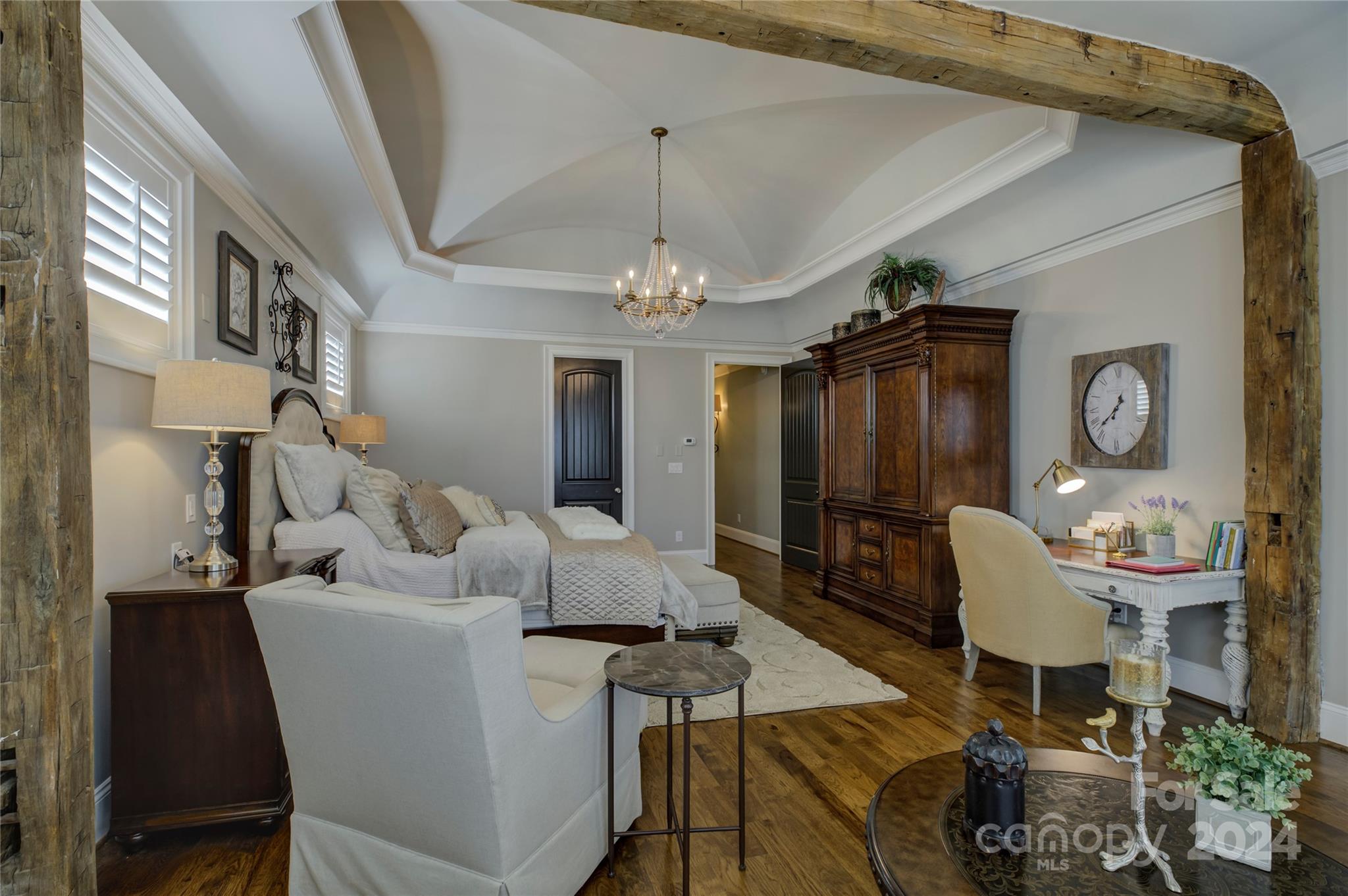 2001 Bessbrook Road Fort Mill, SC 29708 - Photo 20 of 48 a living room with furniture and a chandelier