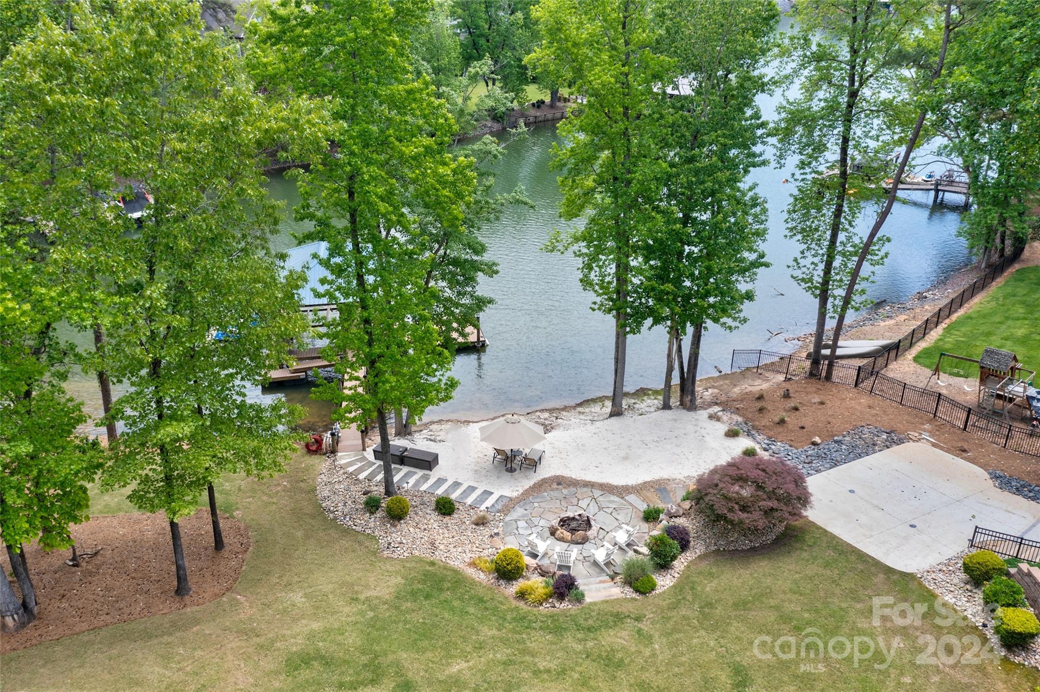2001 Bessbrook Road Fort Mill, SC 29708 - Photo 4 of 48 a view of a backyard with a table and chairs
