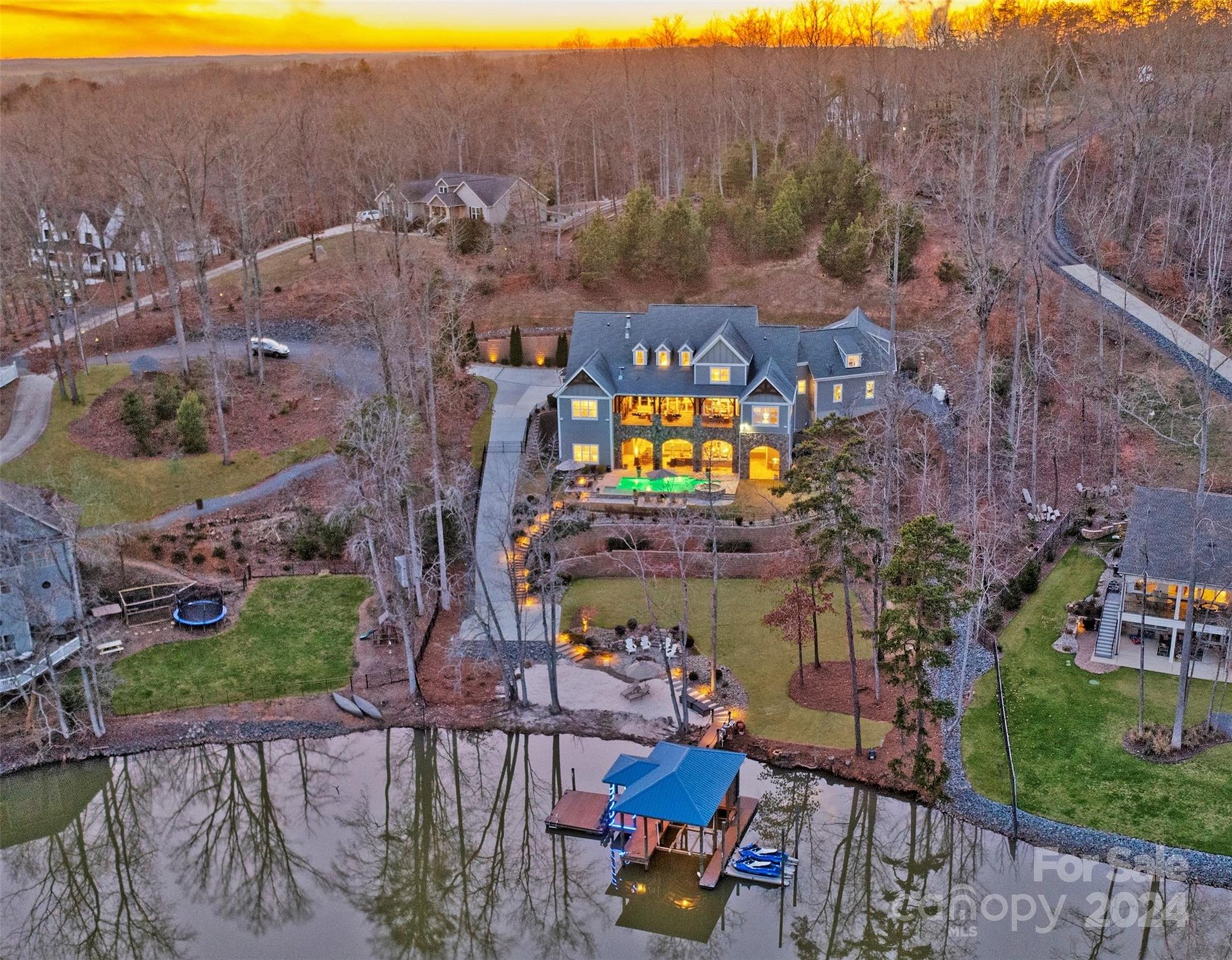 2001 Bessbrook Road Fort Mill, SC 29708 - Photo 47 of 48 an aerial view of a house with garden space ocean view