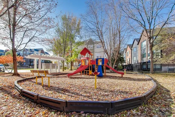 a view of outdoor space with seating