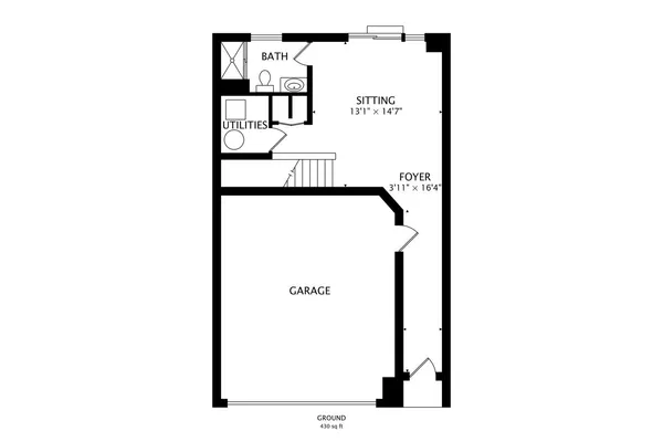 a picture of a floor plan