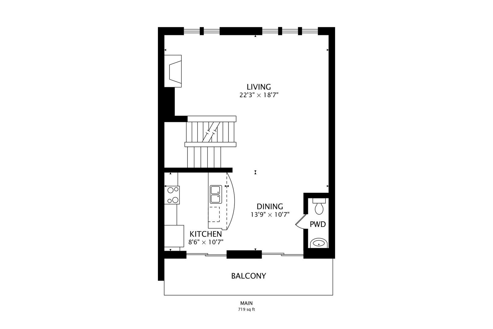 513 Grove Lane Forest Park, IL 60130 - Photo 9 of 34 a picture of floor plan