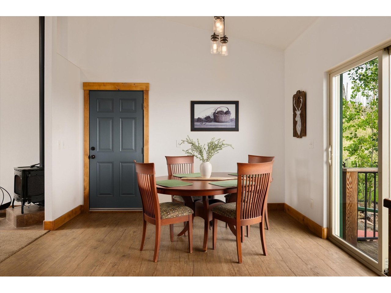 1291 Little Whale Road Bellvue, CO 80512 - Photo 12 of 43 You can set up next to the sliding door to still see the views