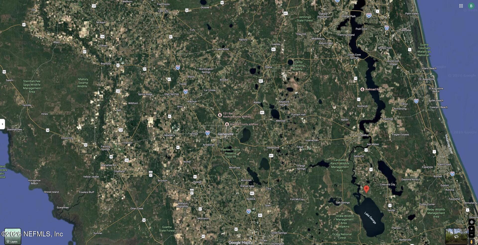 130 Roebuck Road Georgetown, FL 32139 - Photo 6 of 6 a map view of location