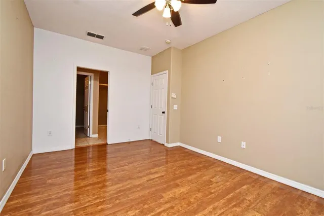 wooden floor in an empty room
