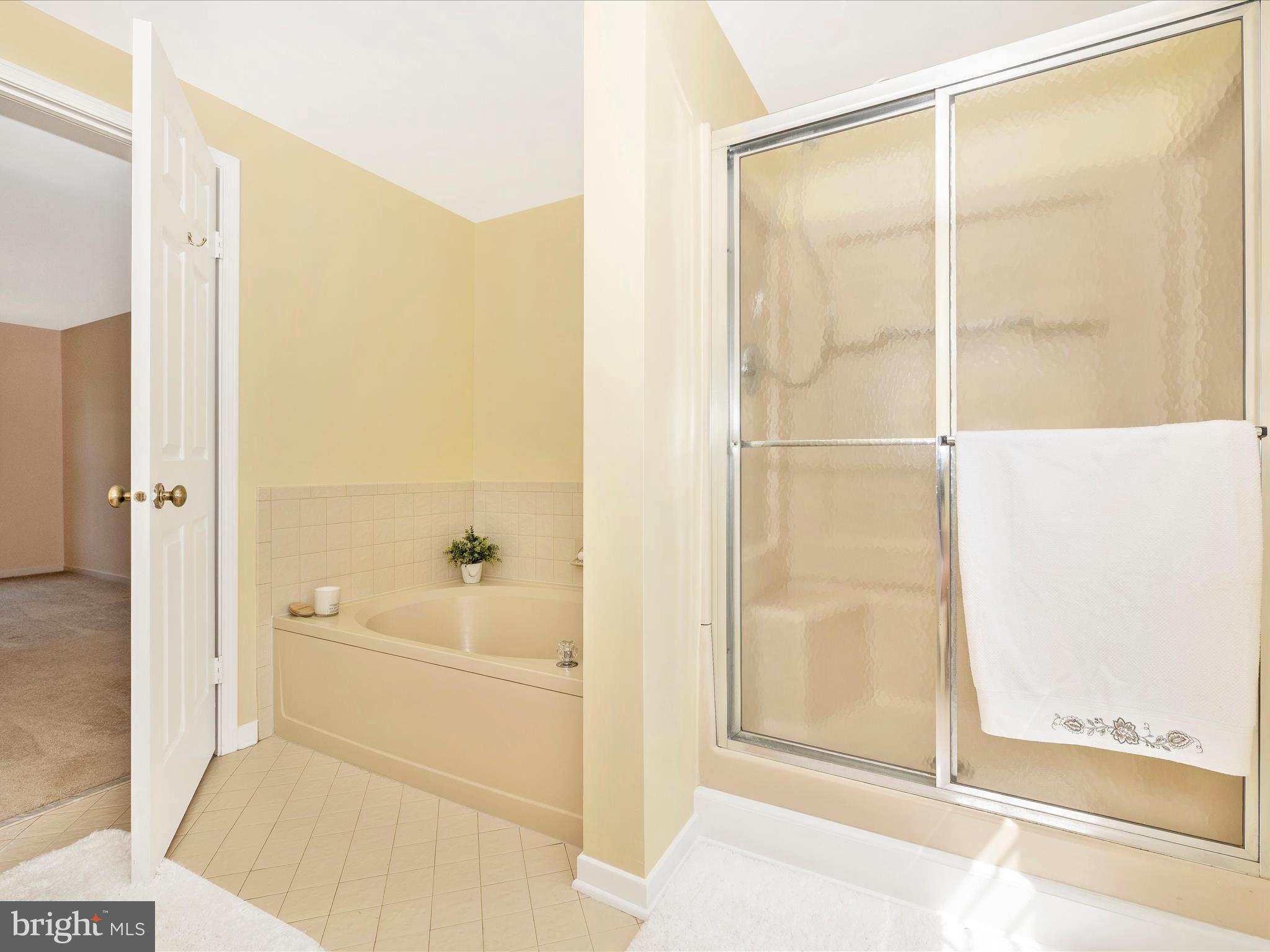 4503 Bartholows Road Mount Airy, MD 21771 - Photo 31 of 65 a bathroom with a shower and a tub