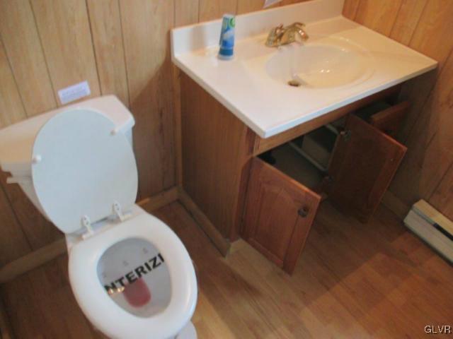 1163 Timber Hill Road Henryville, PA 18332 - Photo 4 of 8 a bathroom with a sink toilet and mirror