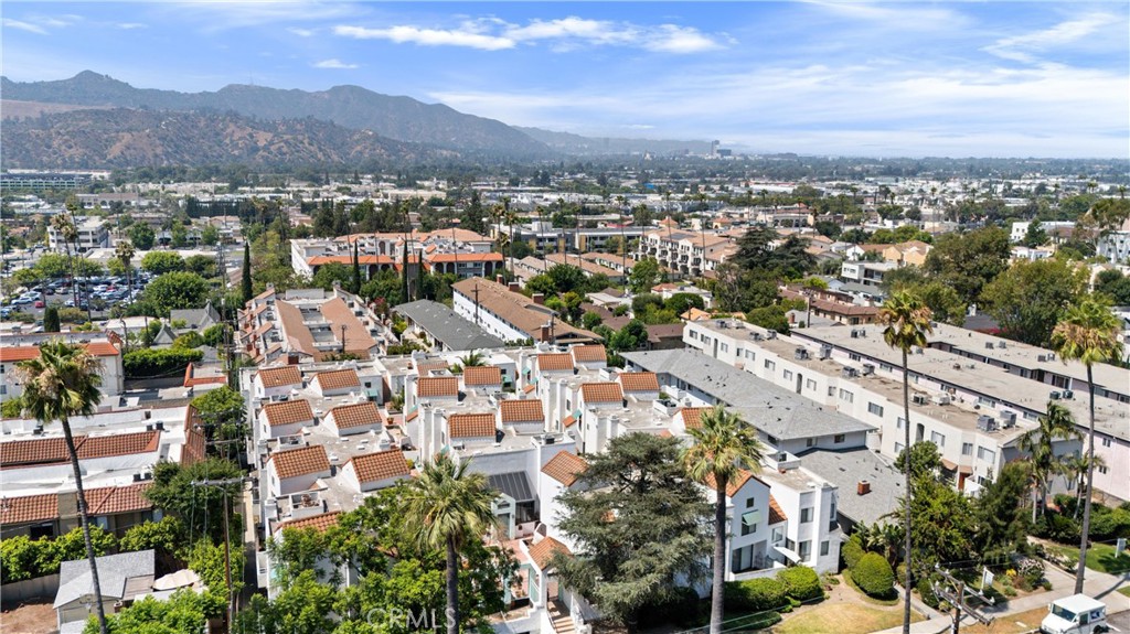 1340 Glenwood Road, Unit 28 Glendale, CA 91201 - Photo 32 of 36 an aerial view of residential building with green space