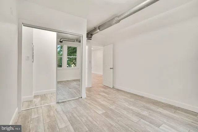 wooden floor in an empty room