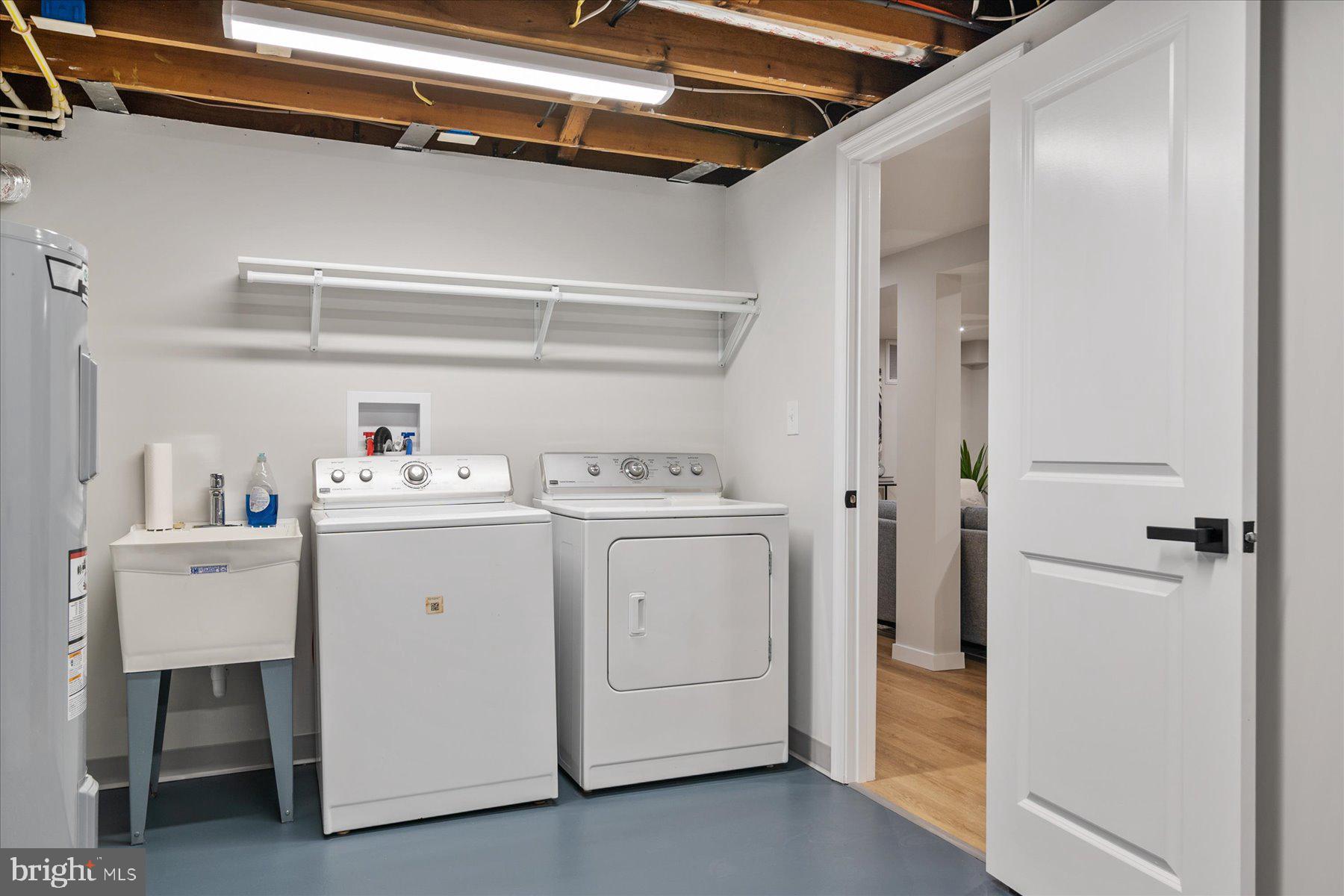 1402 Evergreen Road Severn, MD 21144 - Photo 32 of 35 Large Laundry RM + Lots Storage Space