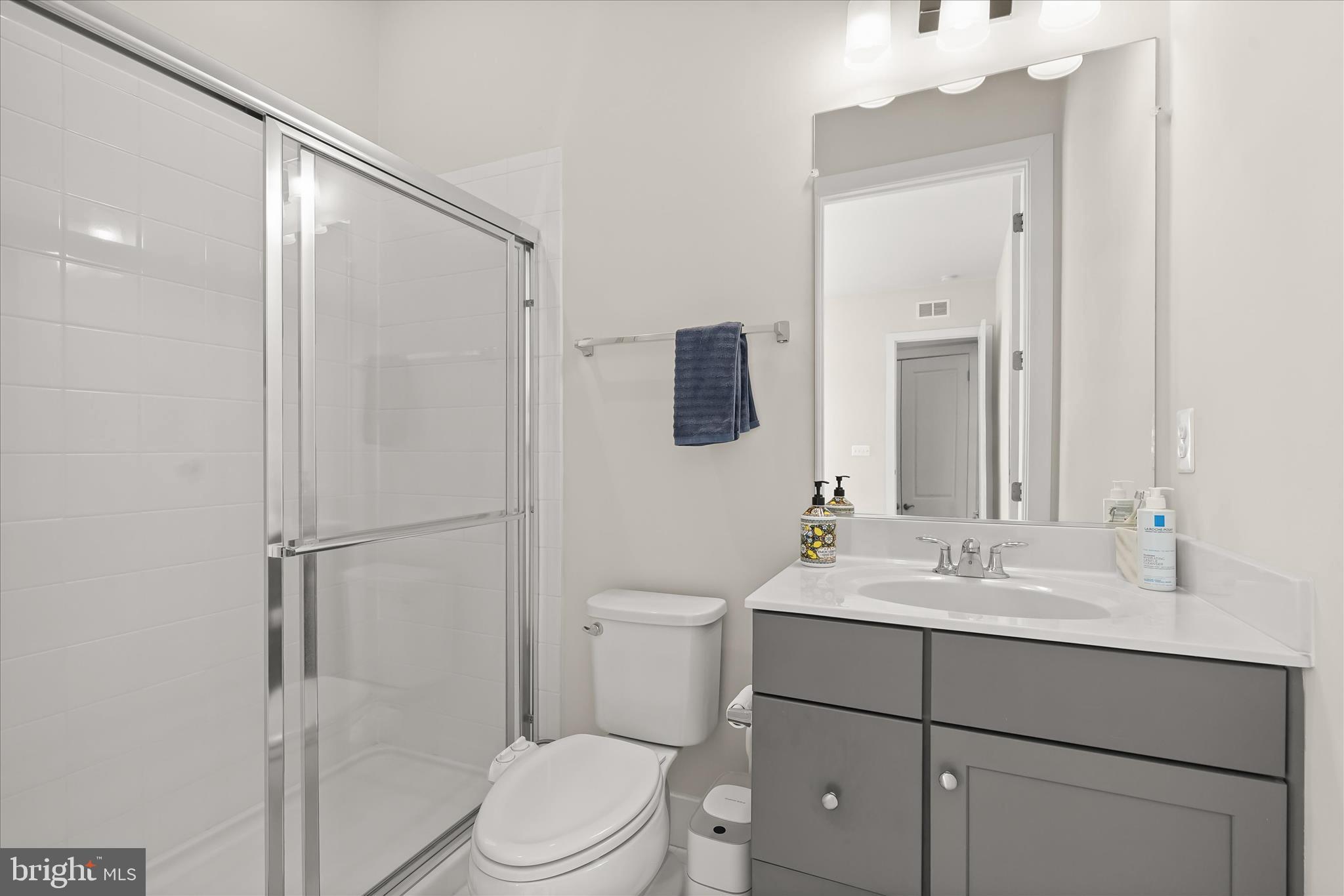 7306 Sugar Magnolia Loop Gainesville, VA 20155 - Photo 29 of 71 a bathroom with a sink a toilet and shower