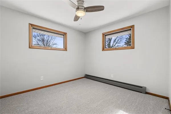 a view of a hallway with window