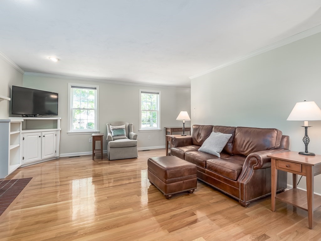 76 Williams Way Rochester, MA 02770 - Photo 13 of 42 a living room with furniture and a flat screen tv