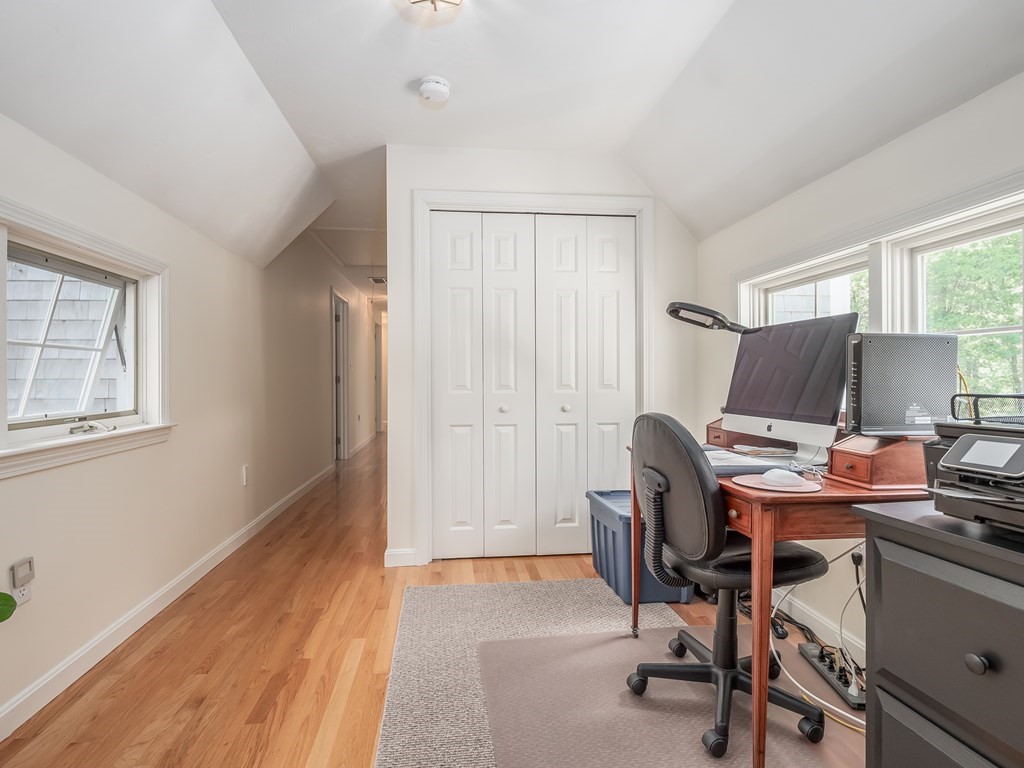 76 Williams Way Rochester, MA 02770 - Photo 27 of 42 a view of a workspace with furniture and a window
