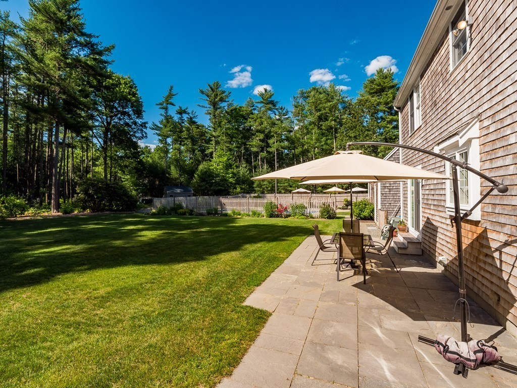 76 Williams Way Rochester, MA 02770 - Photo 36 of 42 a garden view with a seating space