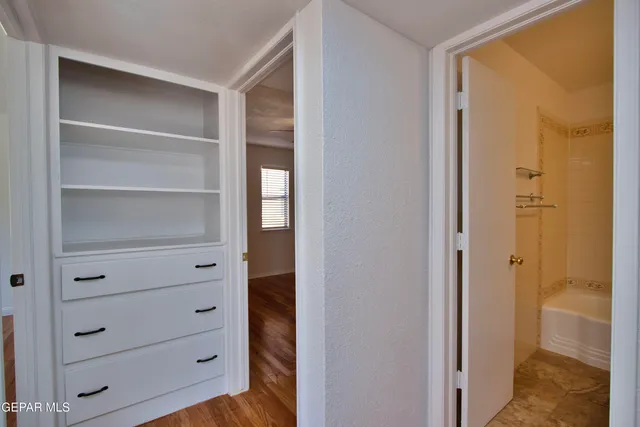 a view of an empty room