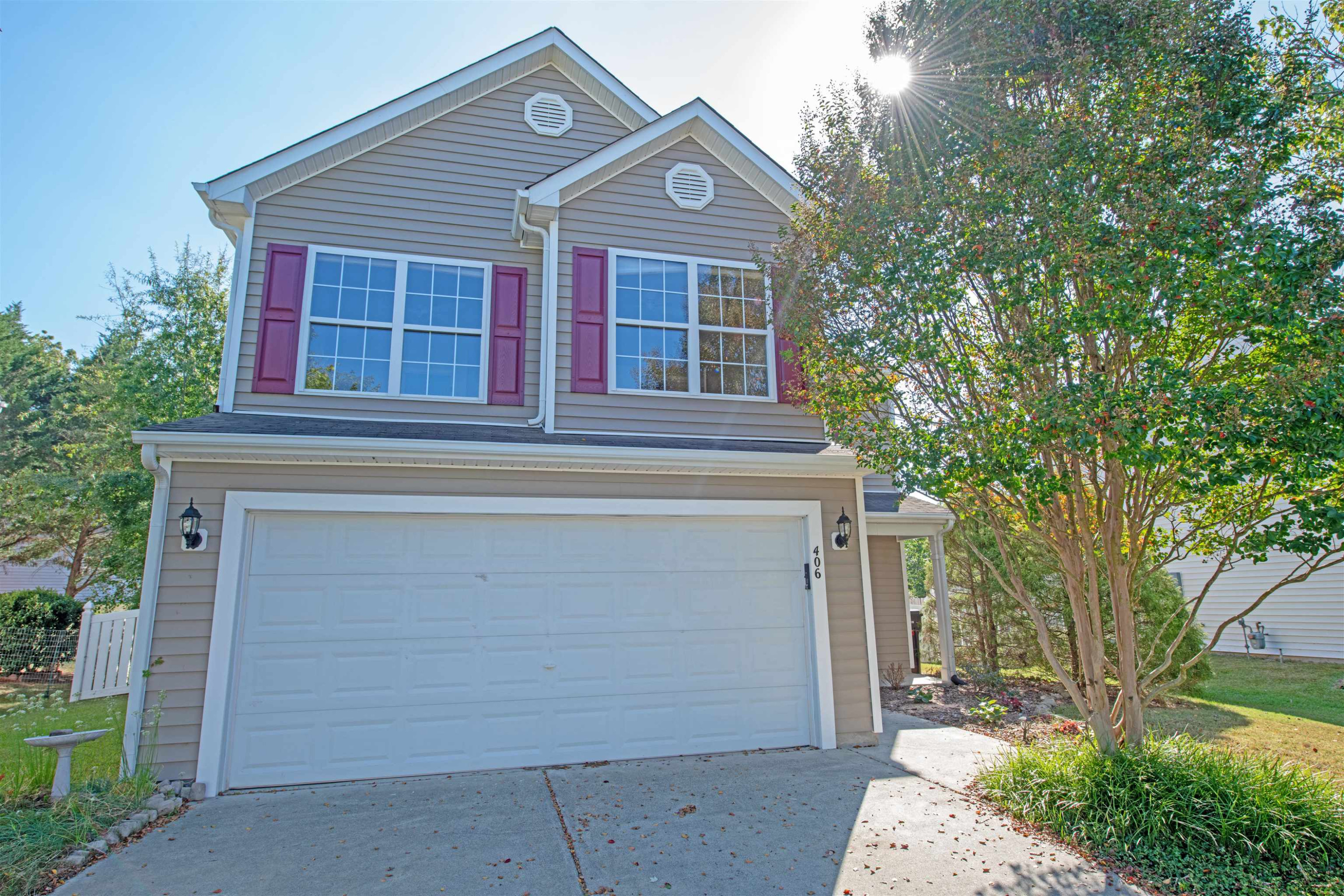 406 Hanson Road Durham, NC 27713 - Photo 2 of 18 Two-Car Garage