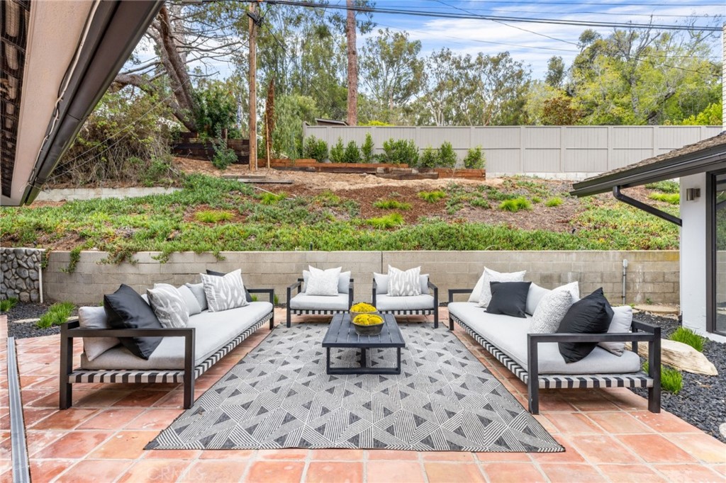 Palos Verdes Peninsula, 90274 - Photo 21 of 47 a outdoor living space with furniture and garden view