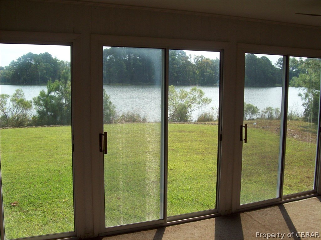 344 Ballast Point Road Hudgins, VA 23076 - Photo 6 of 12 a view of lake from window