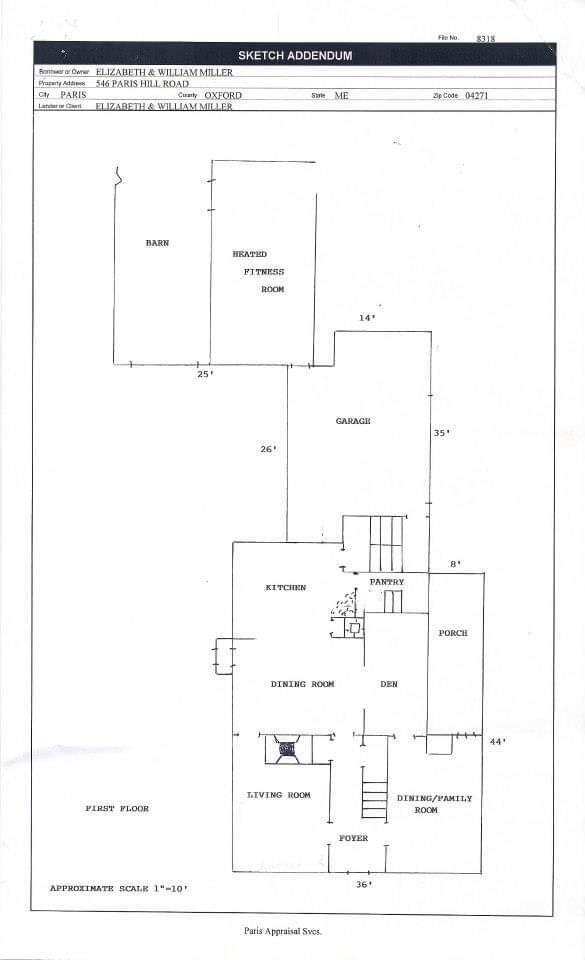 546 Paris Hill Road Paris, ME 04281 - Photo 108 of 109 Parris House Floor 1