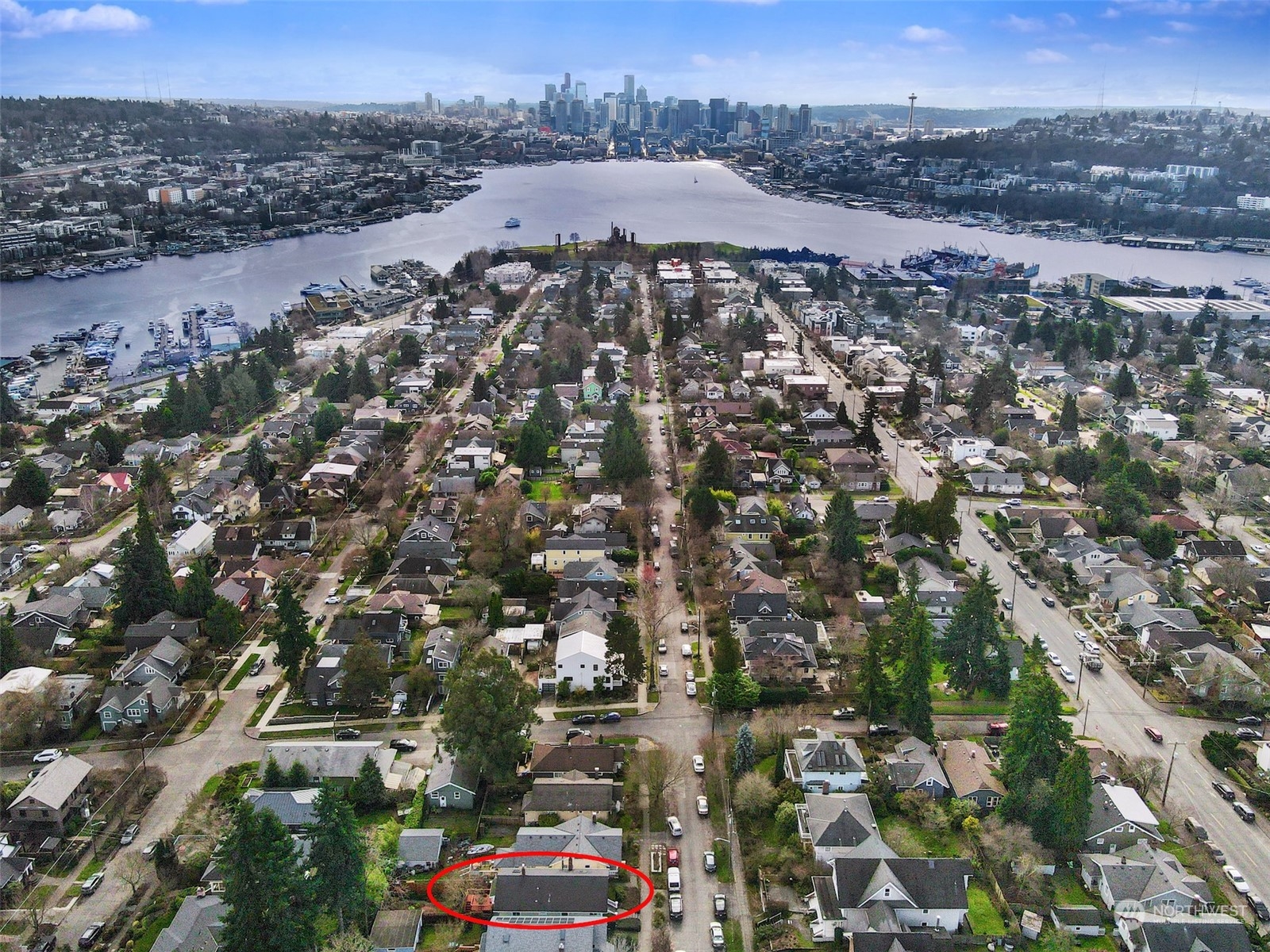 3912 Burke Avenue North Seattle, WA 98103 - Photo 34 of 39 an aerial view of a city