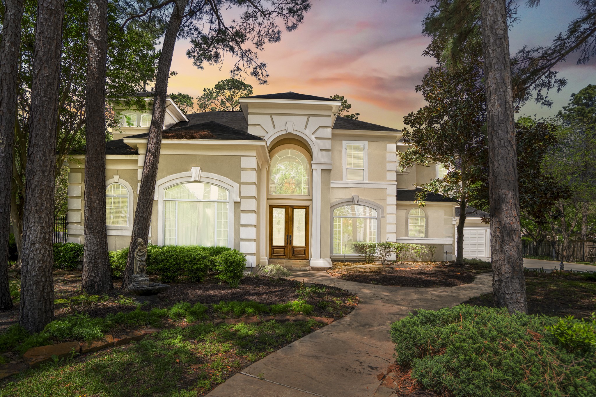 15 Lochbury Court Spring, TX 77379 - Photo 1 of 48 Gorgeous 15 Lochbury Cout is a custom Mediterranean style home situated in a quiet cul-de-sac in the gated Manor Estates section of premier master planned community of Gleannloch Farms. The home has many highly desirable updates.