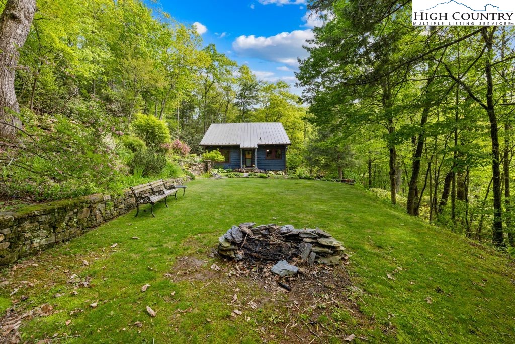 737 Tennant Road Newland, NC 28657 - Photo 34 of 38 a view of a backyard with plants and a garden