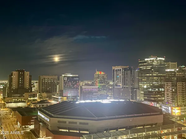 a view of a building on a street