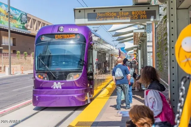 a view of a building with a street