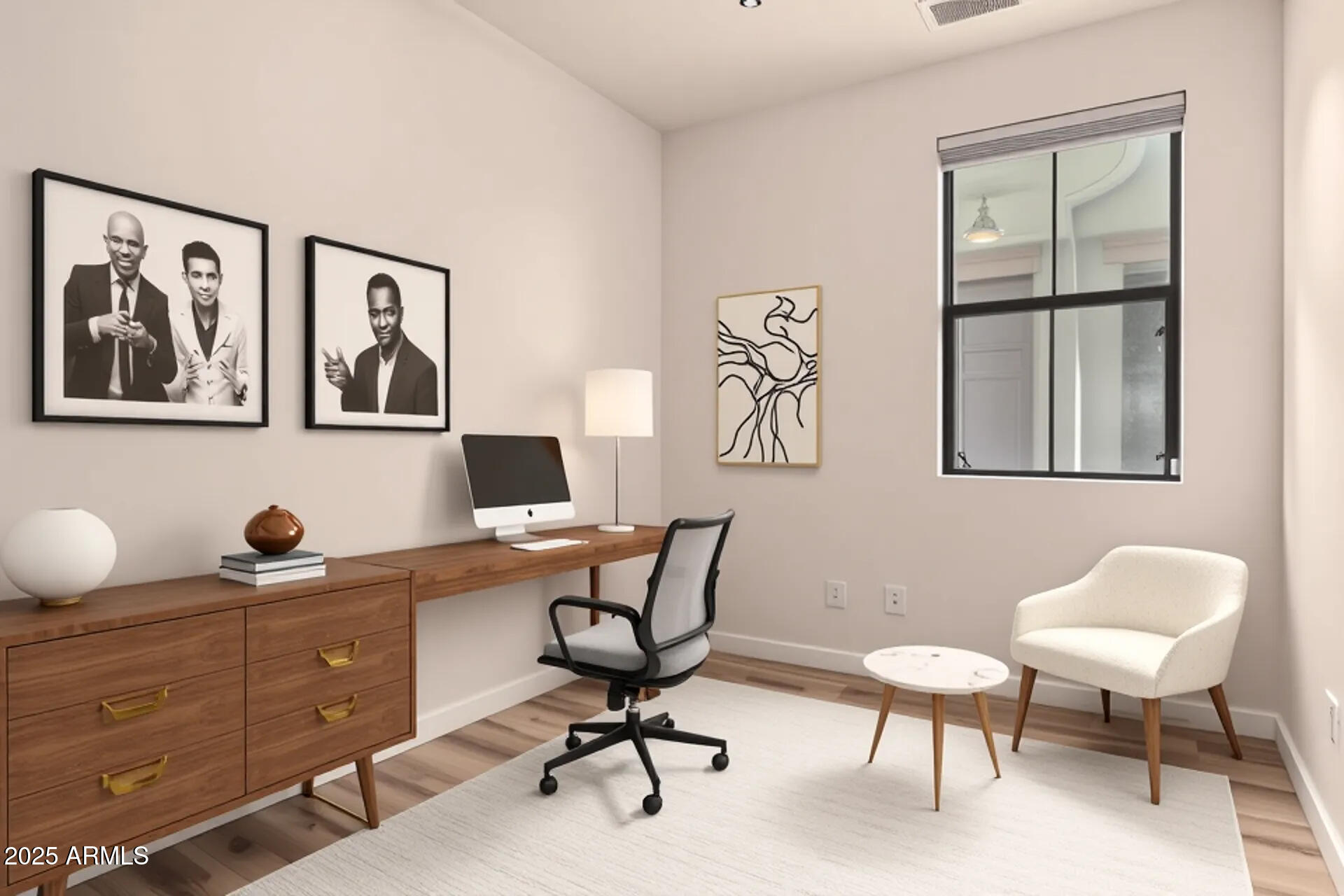 4235 North 26th Street, Unit 5 Phoenix, AZ 85016 - Photo 4 of 41 a workspace with furniture and window
