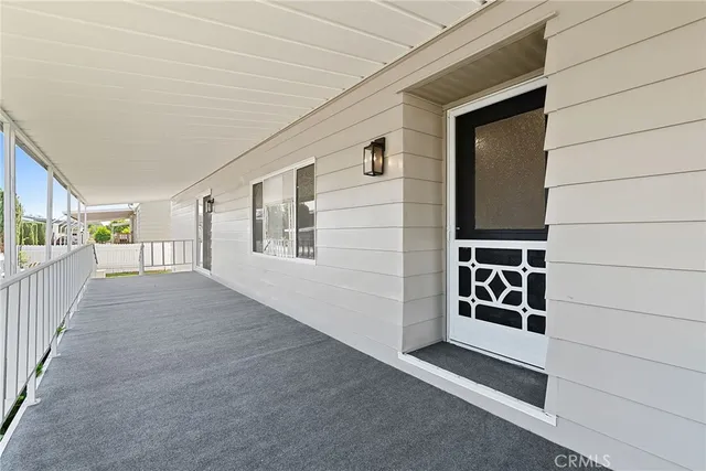 a view of front door