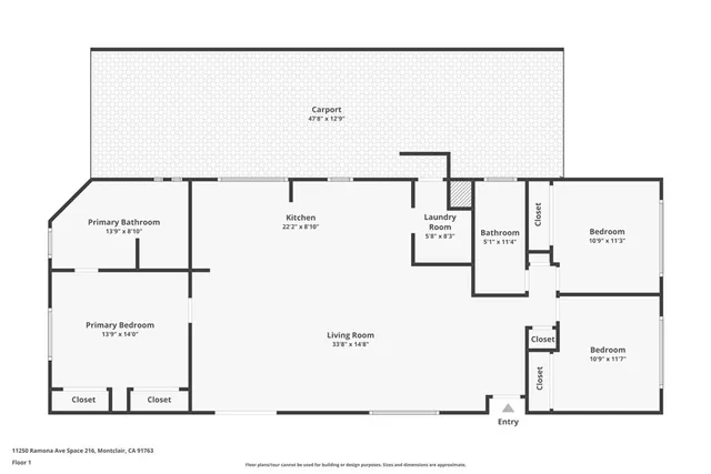 $299,000 | 11250 Ramona, Unit 216, Montclair, CA 91763