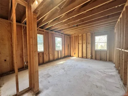 a view of a wooden fence