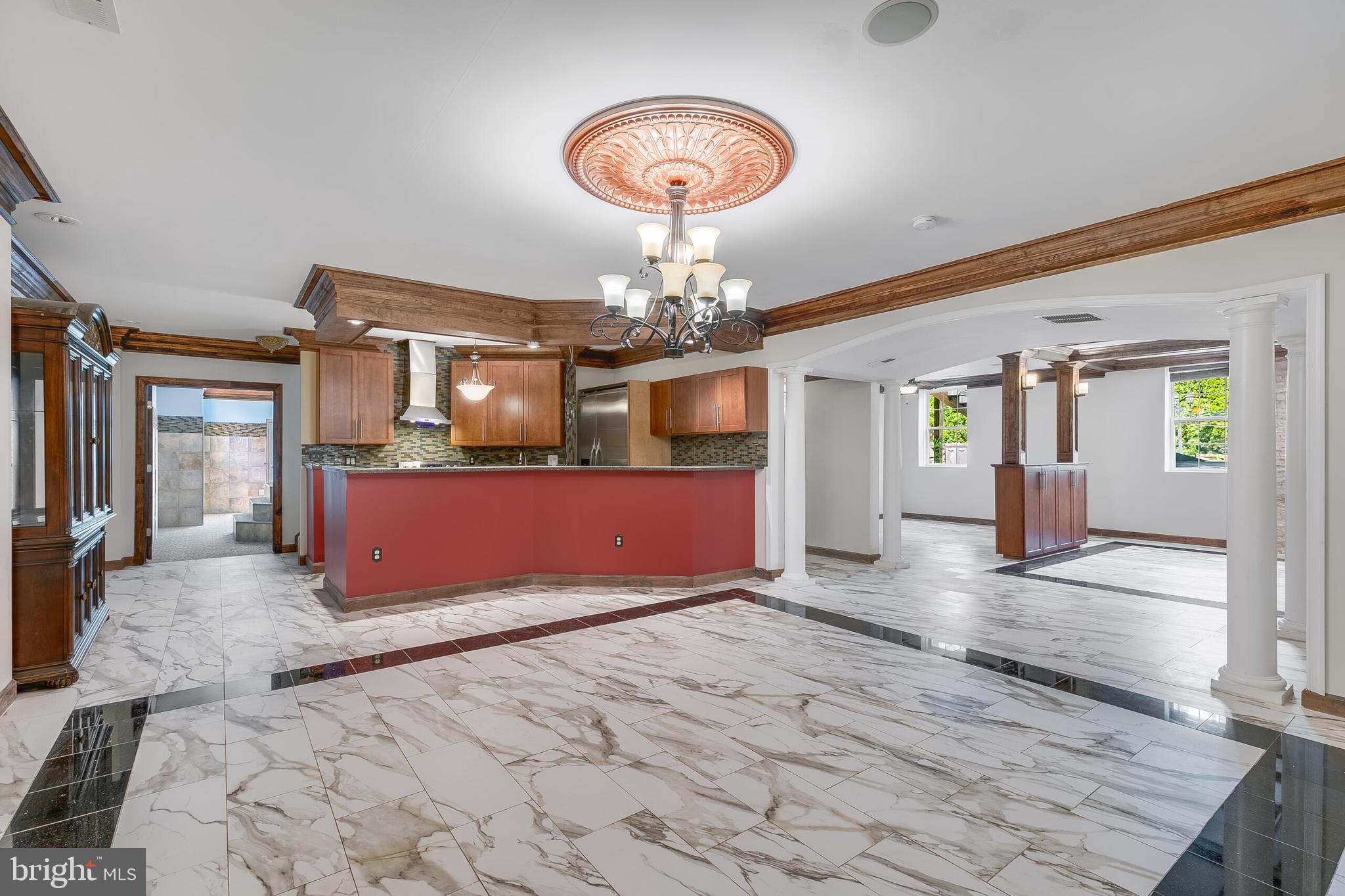 1271 Kensington Road McLean, VA 22101 - Photo 37 of 48 Spacious lower level with full wet bar/kitchnette