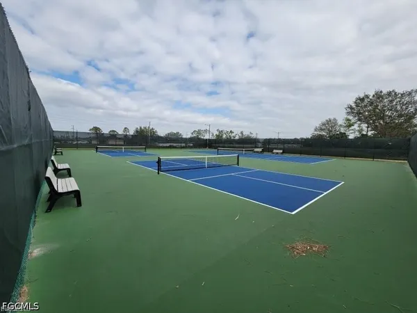a view of tennis court