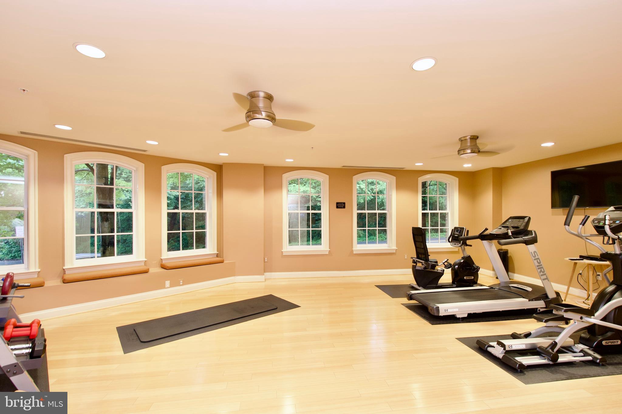 1781 Chain Bridge Road, Unit 302 McLean, VA 22102 - Photo 33 of 39 a view of a room with gym equipment