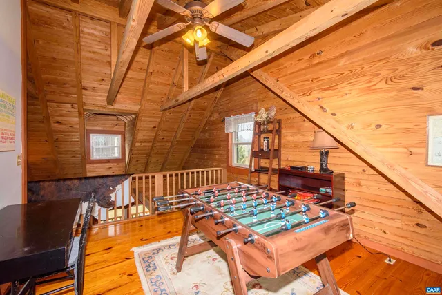 a view of a balcony with chairs