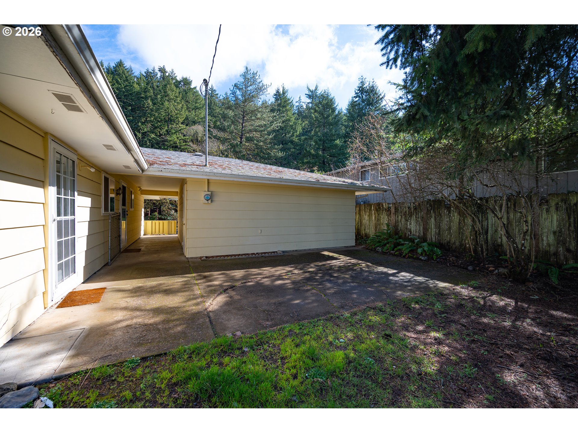 3392 Onyx Place Eugene, OR 97405 - Photo 39 of 41 a view of backyard of house with green space