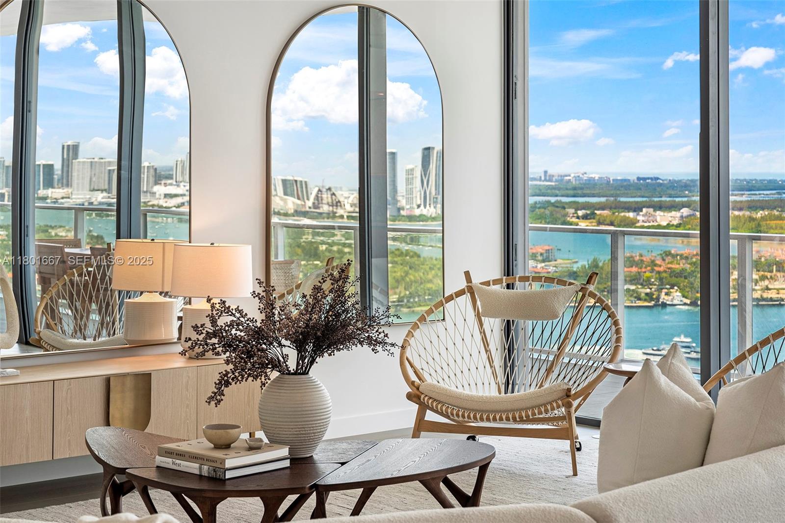 500 Alton Road, Unit 3602 Miami Beach, FL 33139 - Photo 11 of 33 a view of a dining room with furniture window and outside view