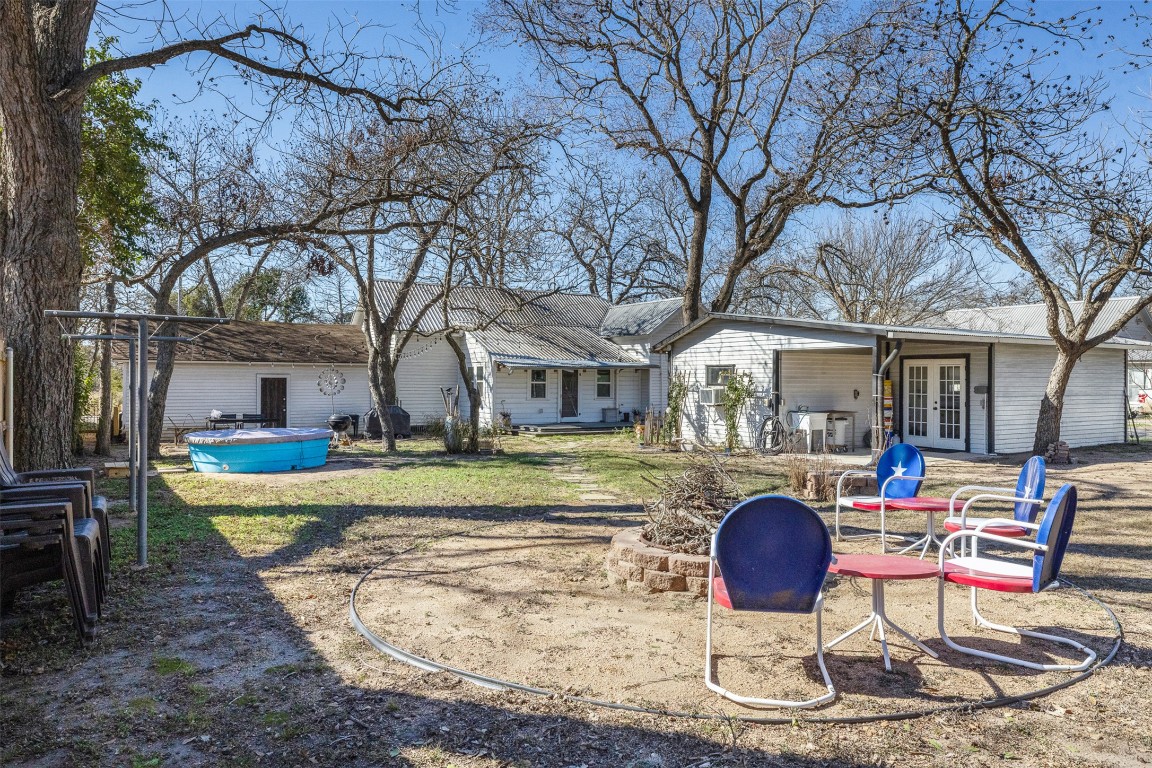 660 North Main Street La Grange, TX 78945 - Photo 17 of 24 Back of house with a patio area and french doors