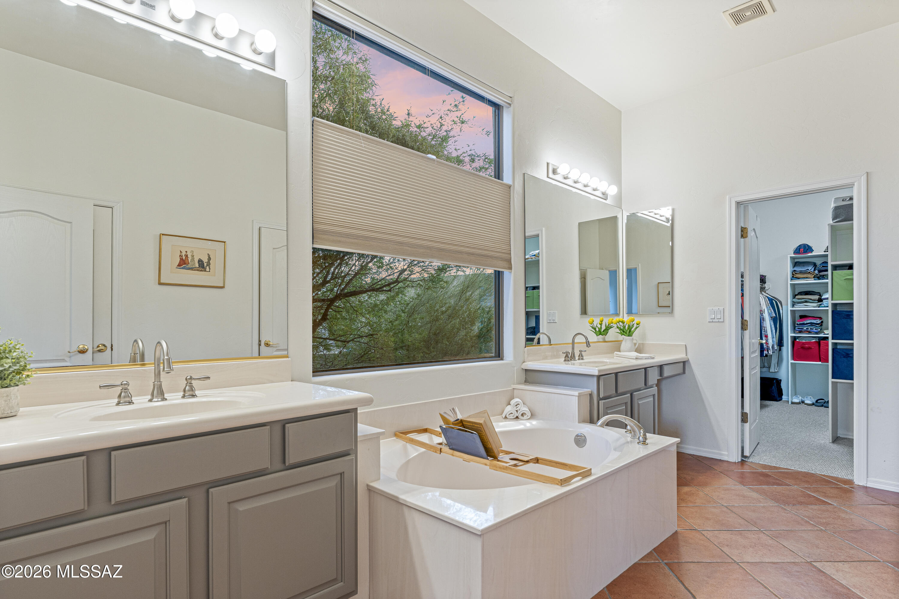 11770 North Copper Ridge Place Tucson, AZ 85737 - Photo 26 of 45 Dual vanities and a soaking tub!
