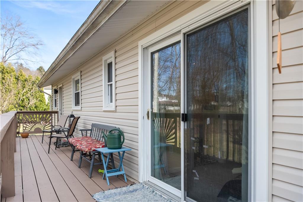 237 North Woodlawn Road Butler, PA 16001 - Photo 20 of 37 a balcony with table and chairs
