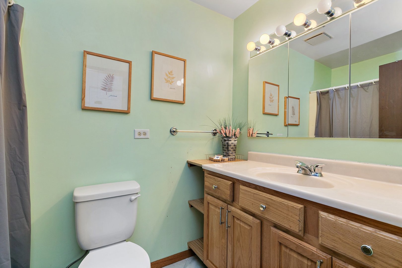 5815 Johnson Road Marengo, IL 60152 - Photo 10 of 30 a bathroom with a toilet sink and mirror