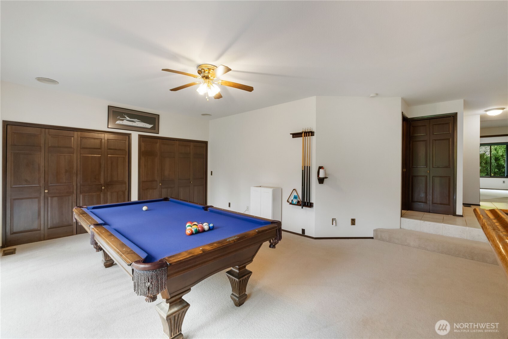 36607 9th Avenue Southwest Federal Way, WA 98023 - Photo 28 of 40 a room with pool table and ceiling fan