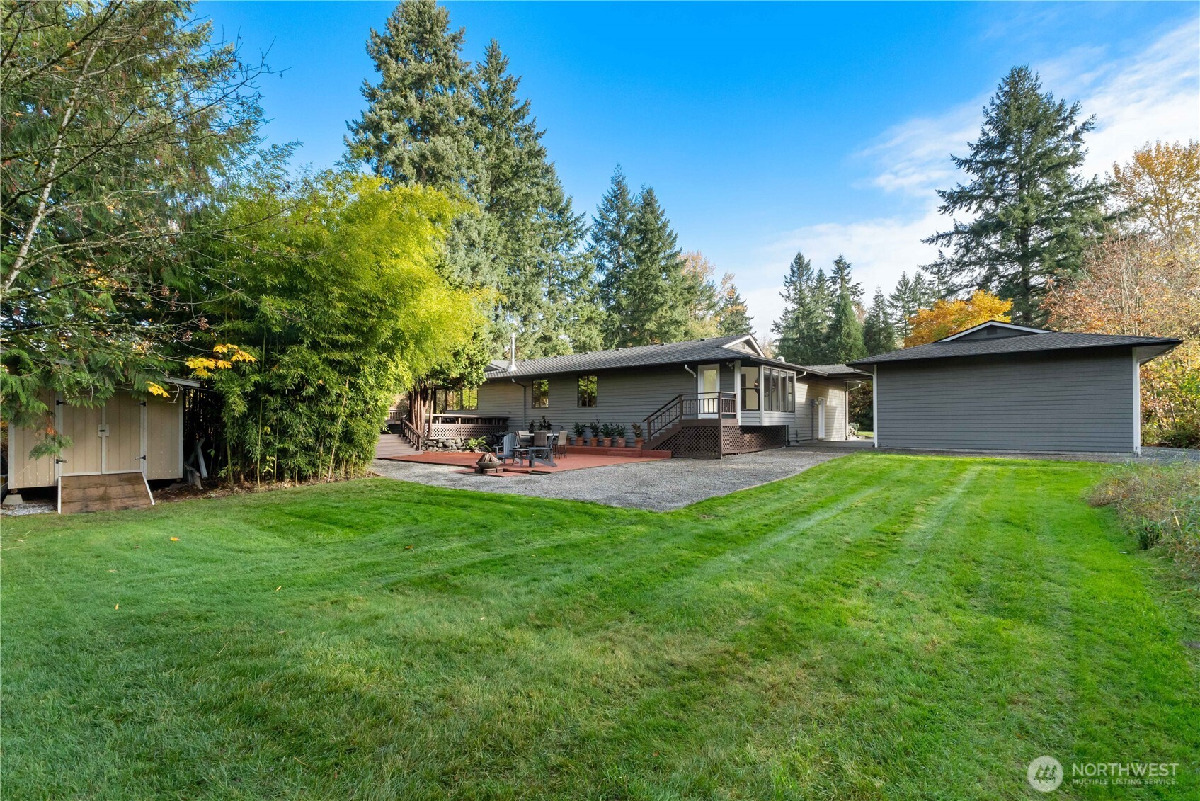 36607 9th Avenue Southwest Federal Way, WA 98023 - Photo 34 of 40 a view of a house with backyard and sitting area