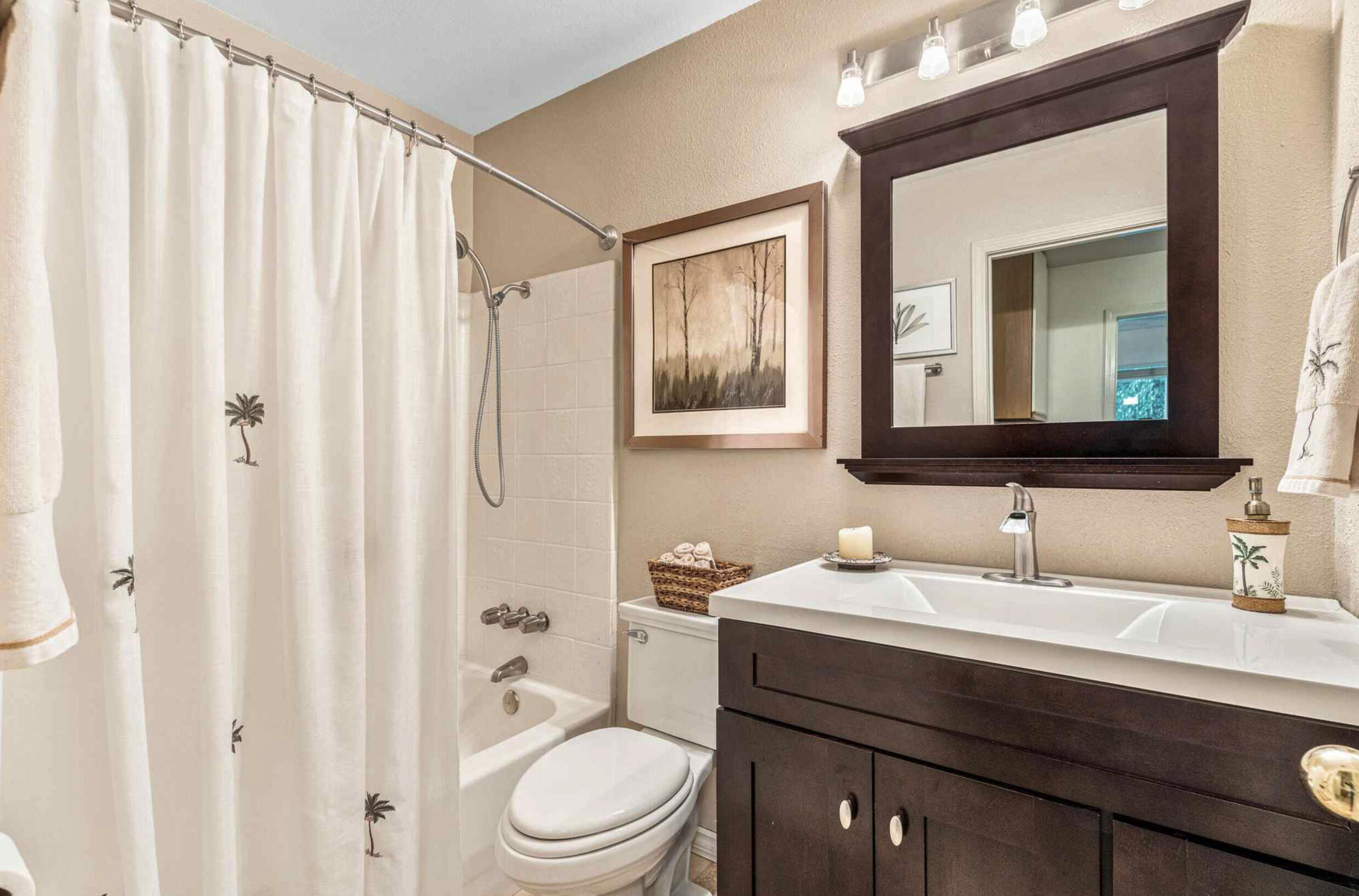 43622 Warner Trail Palm Desert, CA 92211 - Photo 23 of 51 a bathroom with a sink a toilet and a mirror