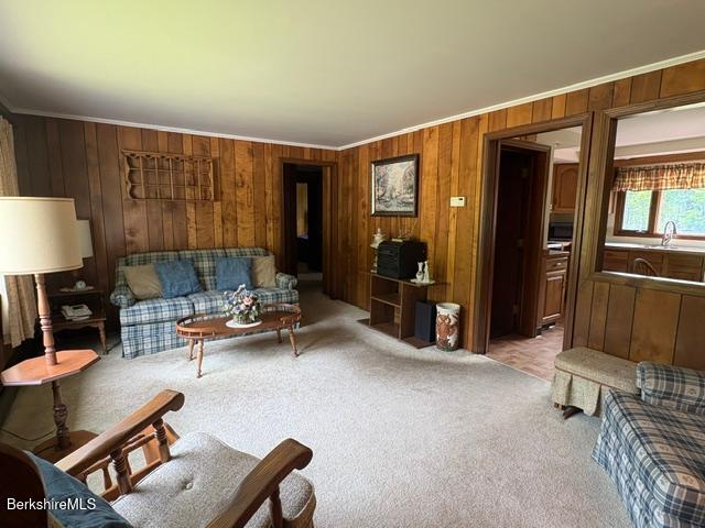 148 Friend Street Adams, MA 01220 - Photo 7 of 28 a living room with furniture and a lamp