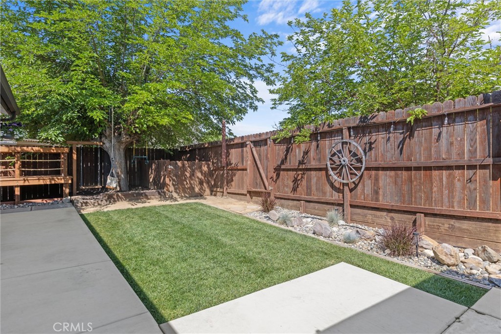 4913 Sparrow Hawk Lane Paso Robles, CA 93446 - Photo 25 of 33 a view of backyard with a patio and a garden