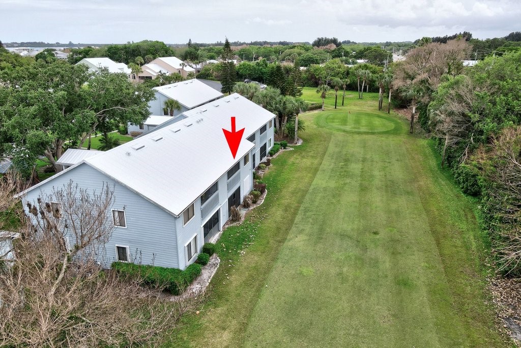 9637 Riverside Drive, Unit 3 Sebastian, FL 32958 - Photo 27 of 36 a aerial view of a house