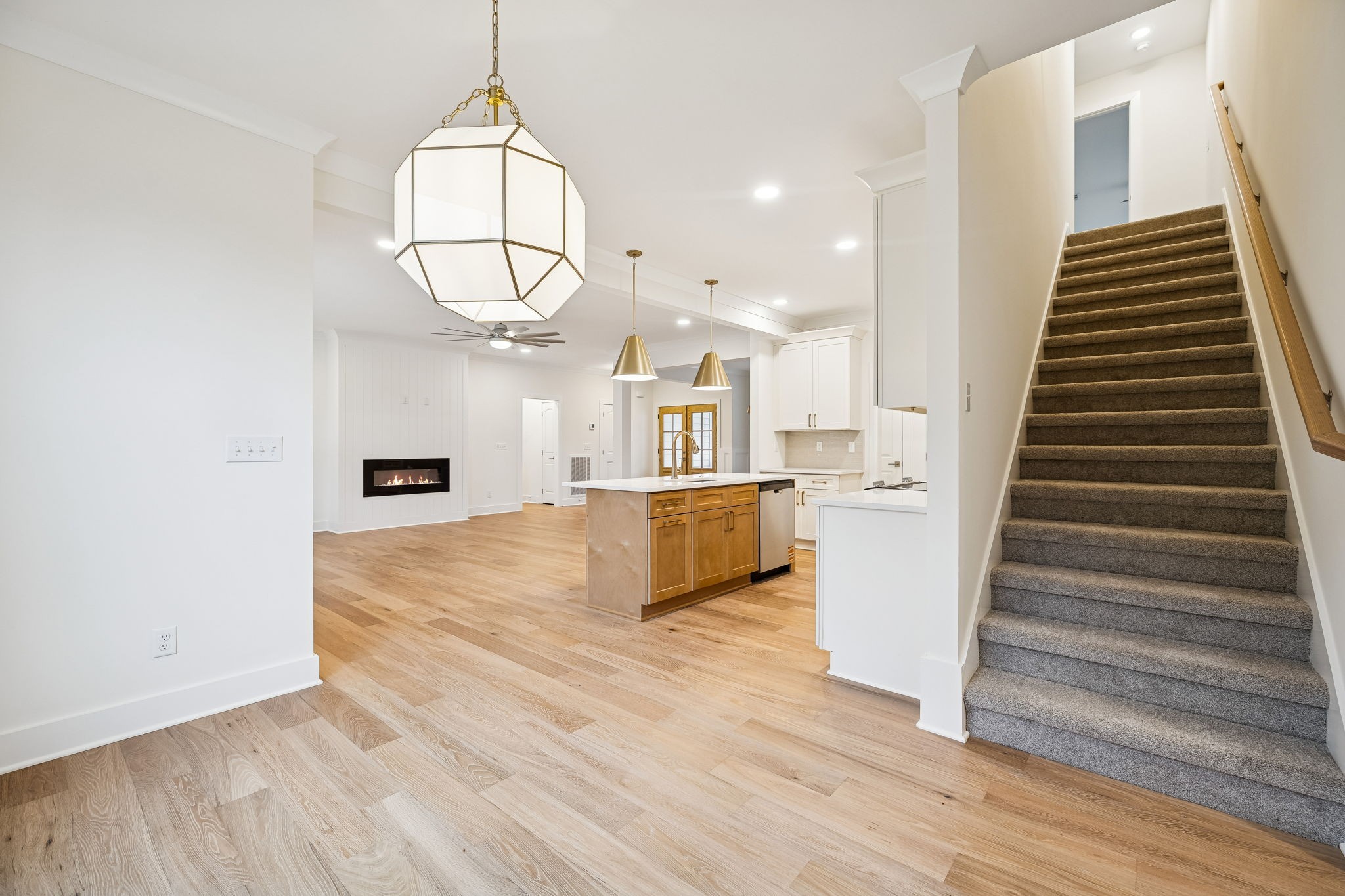 1561 Opossum Paw Road Beechgrove, TN 37018 - Photo 25 of 62 a view of kitchen and hall with wooden floor